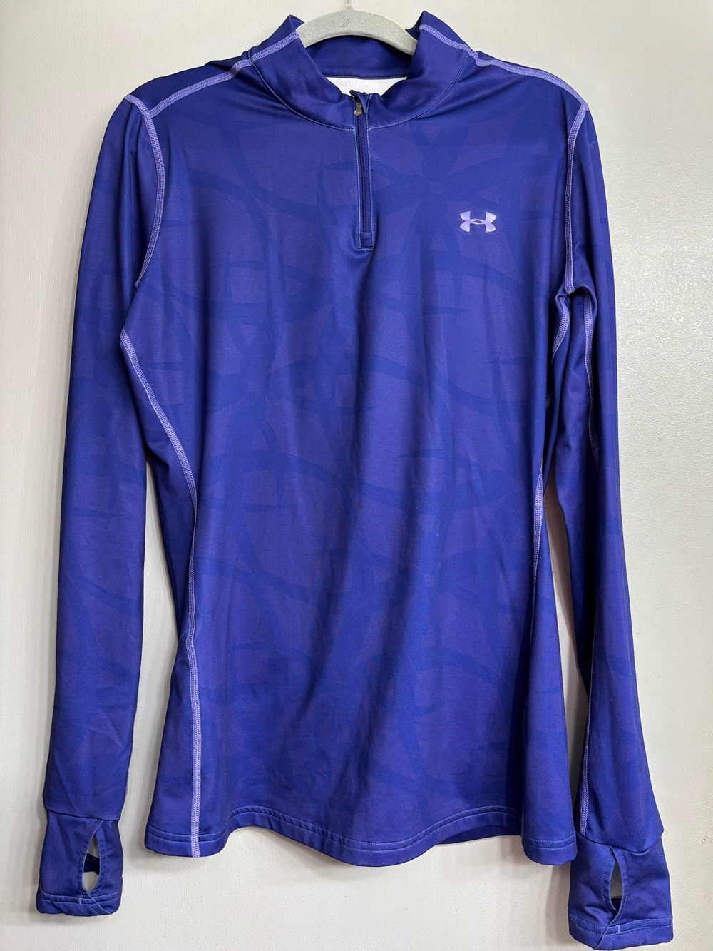 Under Armour Women's Royal Purple Quarter-Zip Performance Top